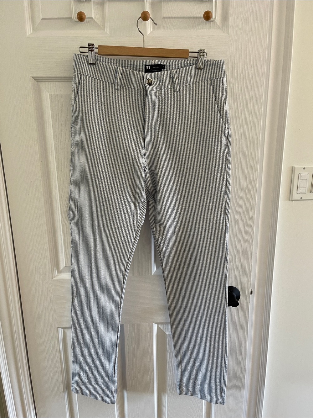 NWOT ✨ Pinstripe seersucker pant
